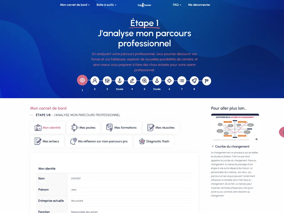 CapCareer - Boite à outils